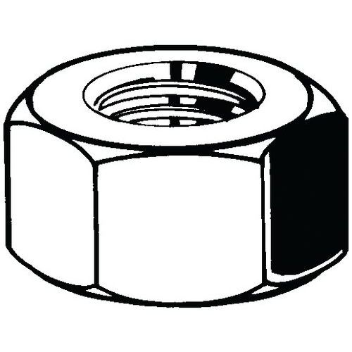 Zeskantmoer DIN 934 Messing CU2/CU3 Rechts _47000 Zeskantmoer DIN 934 Messing CU2/CU3 Rechts _47000