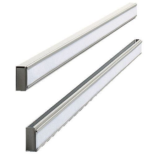Aluminium wandgeleider voor T-kaart - Nobo
