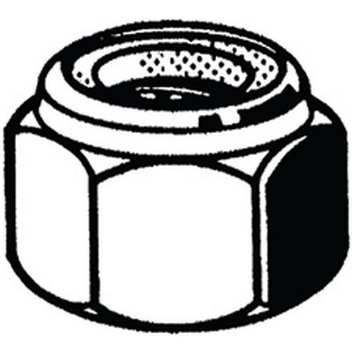 Zeskantmoer zelfborgend met kunststof ring Metalform RVS A2_51729 Zeskantmoer zelfborgend met kunststof ring Metalform RVS A2_51729