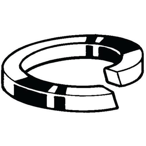 Veerring met vlakke einden voor cilinderschroef RVS A2_51390 Veerring met vlakke einden voor cilinderschroef RVS A2_51390