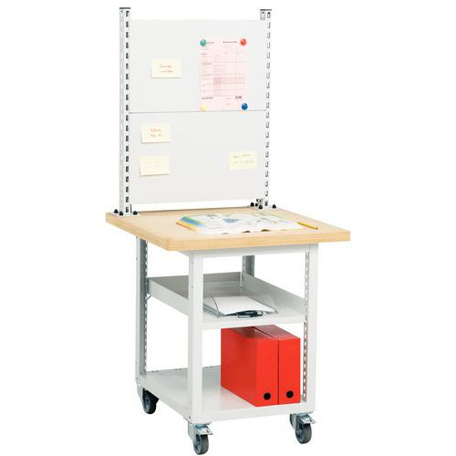 Mobiele kwaliteitscontrolepost - Met legbord Mobiele kwaliteitscontrolepost - Met legbord