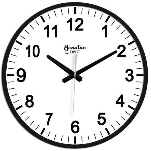 Analoge wandklok kwarts Ø 40 cm - Manutan Expert Analoge wandklok kwarts Ø 40 cm - Manutan Expert