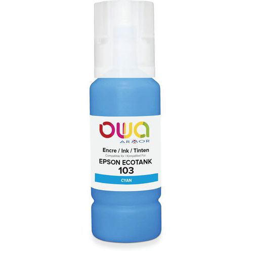 Bouteille d'encre compatible Epson 103 - Owa