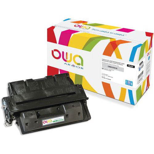 Toner remanufacturé HP C8061X - Noir - Owa Toner remanufacturé HP C8061X - Noir - Owa
