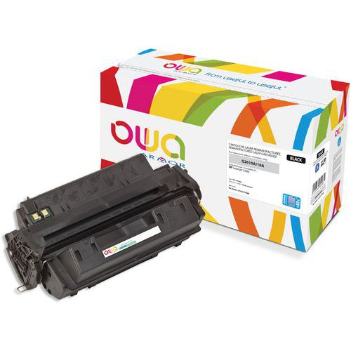 Toner remanufacturé HP Q2610A - Noir - Owa Toner remanufacturé HP Q2610A - Noir - Owa