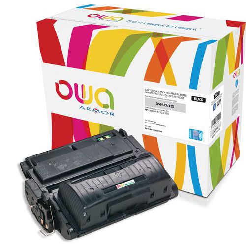Toner refurbished HP Q5942X - Zwart - Owa Toner refurbished HP Q5942X - Zwart - Owa
