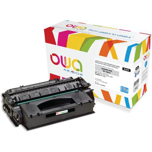 Toner refurbished HP Q5949X - Canon 708H - Zwart - Owa Toner refurbished HP Q5949X - Canon 708H - Zwart - Owa