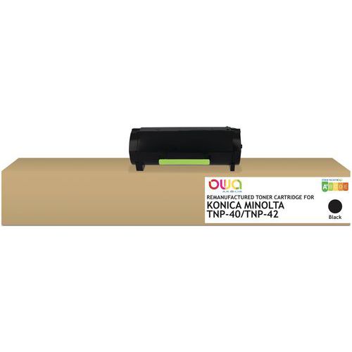 Toner remanufacturé Konica Minolta TNP-40 - Noir - Owa Toner remanufacturé Konica Minolta TNP-40 - Noir - Owa