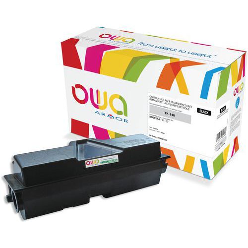 Toner refurbished Kyocera TK-140 - zwart - Owa Toner refurbished Kyocera TK-140 - zwart - Owa