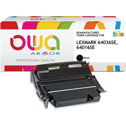 Toner refurbished Lexmark 64036SE - 64016SE - Zwart - Owa Toner refurbished Lexmark 64036SE - 64016SE - Zwart - Owa