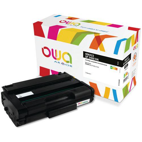 Toner refurbished Ricoh 406522 - Zwart - Owa Toner refurbished Ricoh 406522 - Zwart - Owa