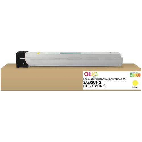 Toner refurbished Samsung CLT-806 S - Geel - Owa Toner refurbished Samsung CLT-806 S - Geel - Owa