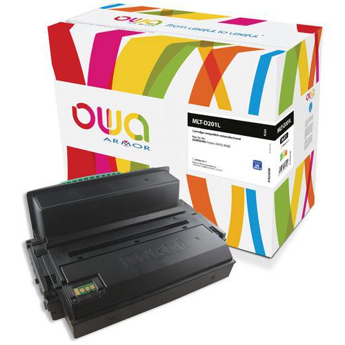 Toner refurbished Samsung MLT-D 201 L/ELS - Zwart - Owa Toner refurbished Samsung MLT-D 201 L/ELS - Zwart - Owa