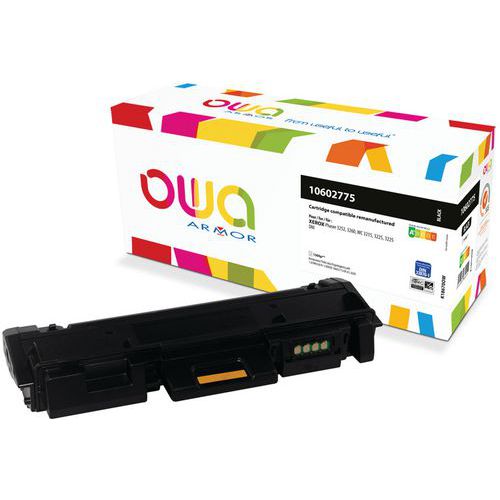 Toner remanufacturé Xeros 106 R 02775 - Noir - Owa Toner remanufacturé Xeros 106 R 02775 - Noir - Owa