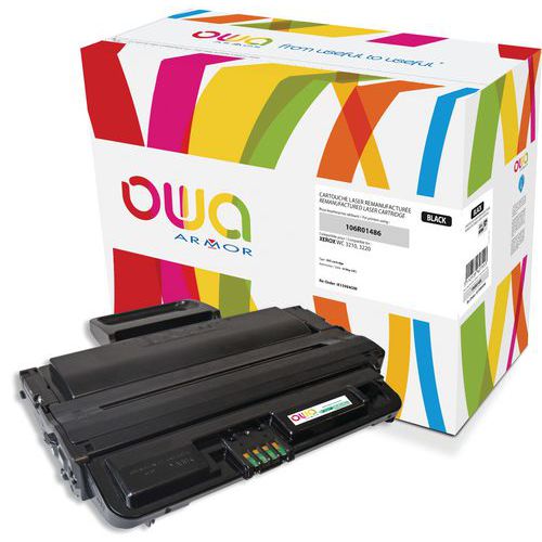 Toner remanufacturé Xeros 106R01486 - Noir - Owa Toner remanufacturé Xeros 106R01486 - Noir - Owa