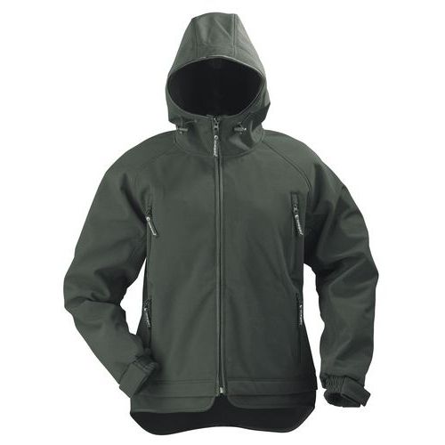 Werkjack van softshell Yin dames - zwart Werkjack van softshell Yin dames - zwart
