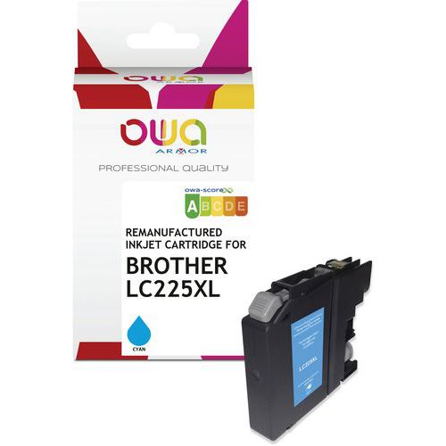 Cartouche d'encre remanufacturée Brother LC-225 XL - Owa Cartouche d'encre remanufacturée Brother LC-225 XL - Owa