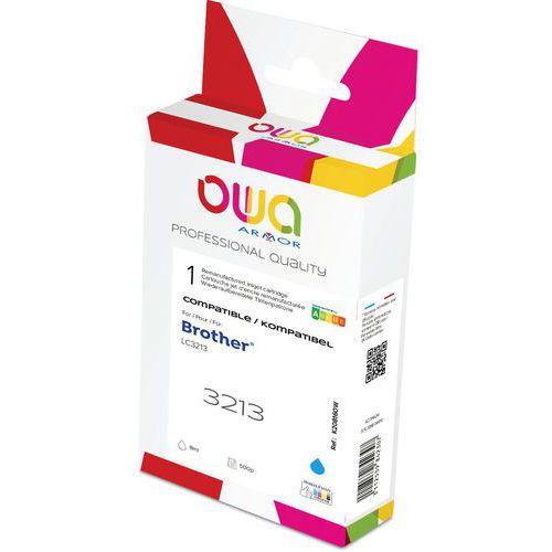Inktcartridge refurbished Brother LC-3213 - Owa Inktcartridge refurbished Brother LC-3213 - Owa