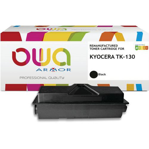 Toner refurbished Kyocera TK-130 - zwart - Owa Toner refurbished Kyocera TK-130 - zwart - Owa