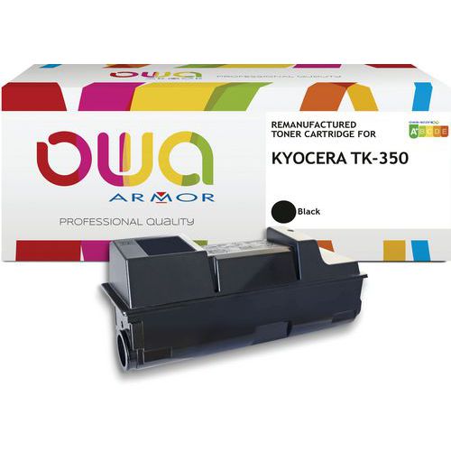 Toner refurbished Kyocera TK-350 - Zwart - Owa Toner refurbished Kyocera TK-350 - Zwart - Owa
