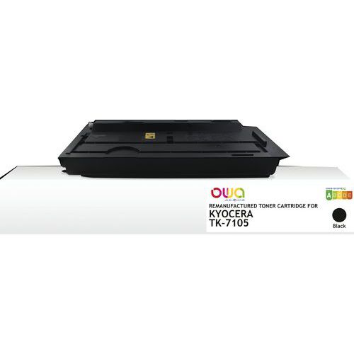 Toner refurbished Kyocera TK-7105K - Zwart - Owa Toner refurbished Kyocera TK-7105K - Zwart - Owa