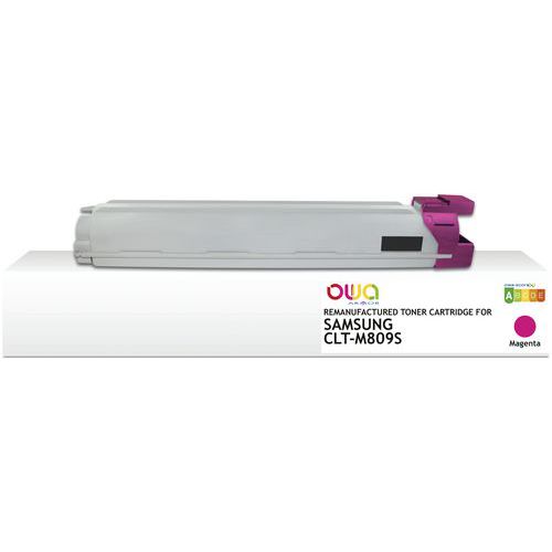 Toner remanufacturé Samsung CLT-809S/ELS - Magenta - Owa Toner remanufacturé Samsung CLT-809S/ELS - Magenta - Owa