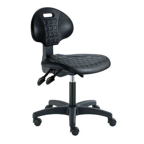 Chaise de travail à roulettes dures - Nelson ASY Chaise de travail à roulettes dures - Nelson ASY