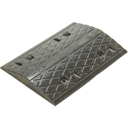 Verkeersdrempel Rubber, basiselement zwart - Mottez Verkeersdrempel Rubber, basiselement zwart - Mottez