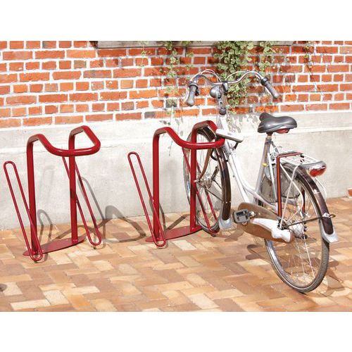 Support cycles 2 vélos pour antivol U_Mottez Manutan.be