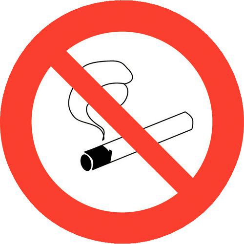 Panneau d'interdiction - Défense de fumer - Rigide Panneau d'interdiction - Défense de fumer - Rigide
