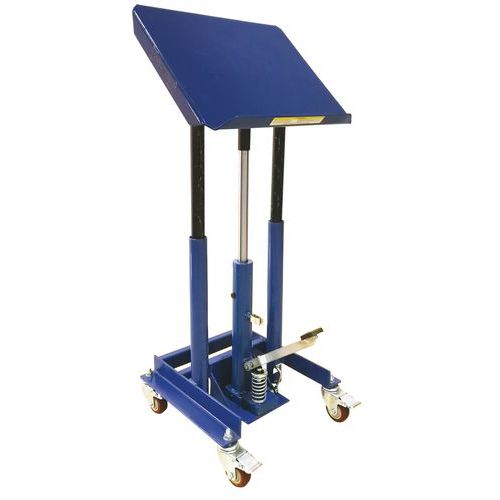 Hydraulische mobiele kolomheftafel - Hefvermogen 250 kg Hydraulische mobiele kolomheftafel - Hefvermogen 250 kg