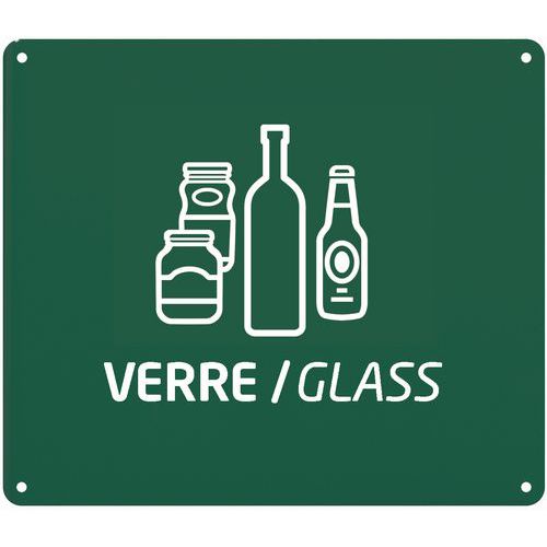 Signalisatieplaat met muurbevestiging - glas Rossignol Signalisatieplaat met muurbevestiging - glas Rossignol