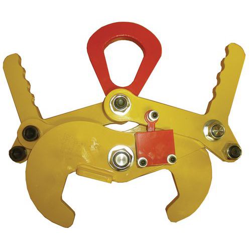 Heftang voor rail Vignoles met klem en automatisch neerzetten - Hefvermogen 2000 kg