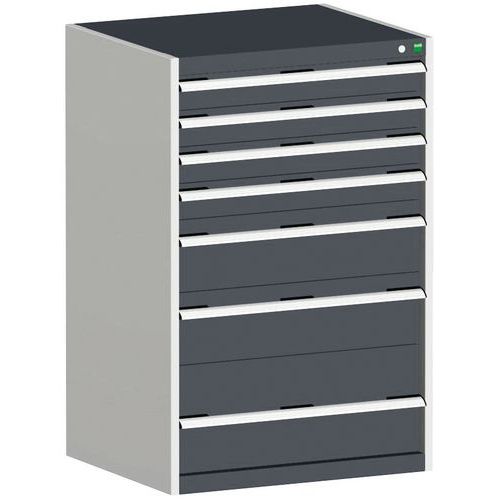 Armoire à tiroirs Cubio - 1200x800x650mm - Bott