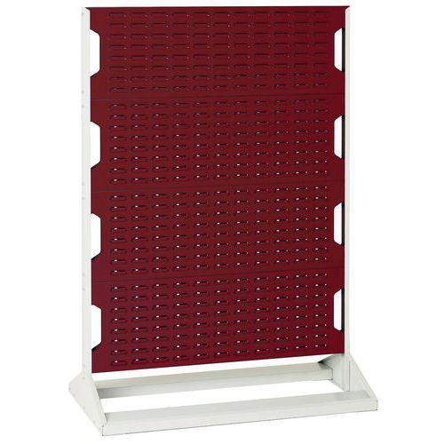 Paneel rek voor vaste of verrijdbare bak, Totale hoogte: 1450 mm, Totale breedte: 1000 mm