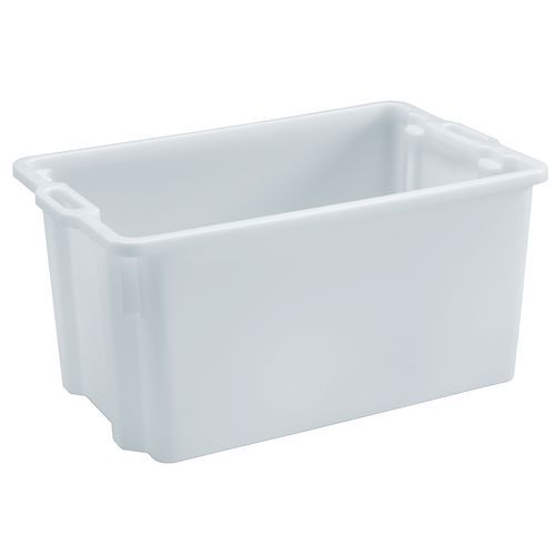 Stapelbare en nestbare rechthoekige bak - Lengte 550 mm tot 720 mm - 50 L tot 90 L