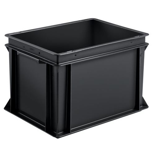 Euronorm-bak ESD, Totale inhoud: 25 L, Stapelbaar: ja, Totale hoogte: 270 mm, Totale breedte: 300 mm