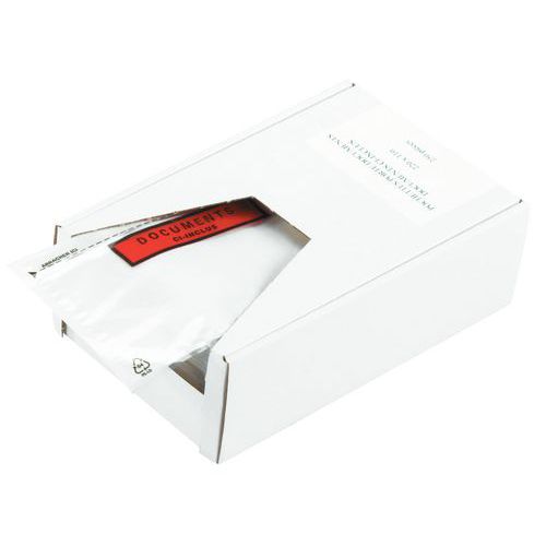 Documentenhoes - 'Document ingesloten' - Dispenserdoos Documentenhoes - 'Document ingesloten' - Dispenserdoos