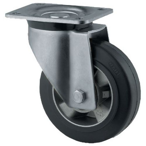 Roulette pivotante à platine - Force 200 à 450 kg