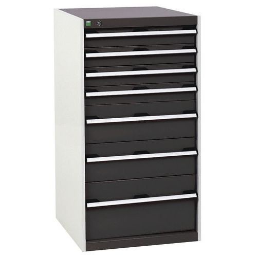 Armoire d'atelier à tiroirs cubio SL-6512-7.1 - Bott