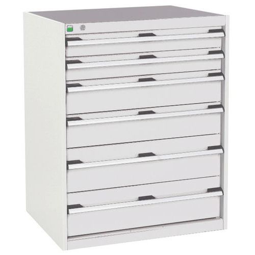 Armoire à tiroirs Cubio - 1000x800x650mm - Bott