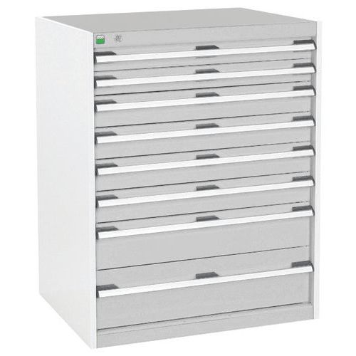 Armoire à tiroirs Cubio - 1000x800x650mm - Bott
