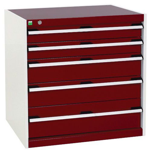 Armoire à tiroirs Cubio - 800x800x650mm - Bott