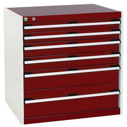Armoire à tiroirs Cubio - 800x800x650mm - Bott