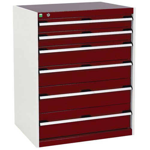 Armoire à tiroirs Cubio - 1000x800x650mm - Bott