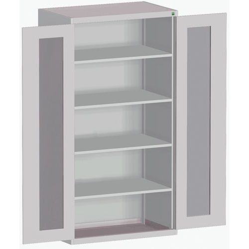 Armoire à portes transparentes Cubio 1050x650x2000mm - Bott