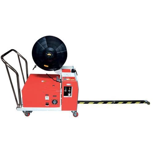 Palletomsnoeringsmachine halfautomatisch voor pallet