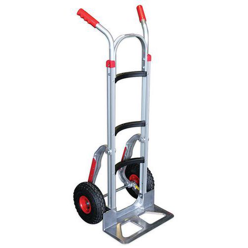 Steekwagen aluminium 250 kg met geleiders Steekwagen aluminium 250 kg met geleiders