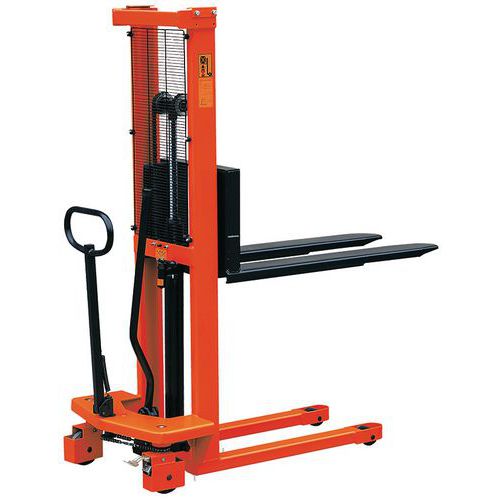 Stapelaar handmatig van 1000 kg Stapelaar handmatig van 1000 kg