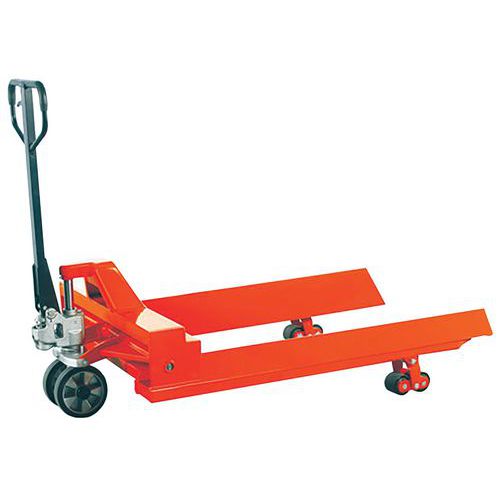 Handpalletwagen met haspel Handpalletwagen met haspel